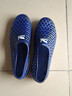 牛浦圣 夏季透氣洞洞鞋男拖鞋厚底軟底沙灘鞋套腳包頭涼鞋hwy-1131 男藍色 43 曬單實(shí)拍圖