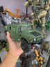 凱迪威悍馬戰車(chē)軍事模型合金仿真越野車(chē)1:18閱兵玩具收藏擺件生日禮物 1:18悍馬戰地車(chē) 曬單實(shí)拍圖