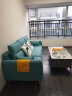 锦巢沙发小户型布艺沙发北欧客厅懒人免拆洗科技布组合沙发XH-960 米白色（科技布） 三人位【210CM】+茶几 实拍图