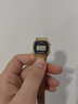 卡西歐（CASIO） 卡西歐casio時(shí)尚休閑小金表簡(jiǎn)約復古金色防水鋼帶男士腕表 LA670WGA-1D 曬單實(shí)拍圖