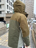 雅鹿冬季沖鋒衣羽絨服男女三合一兩件套2023年戶外工裝登山服潮流 A617粽灰綠色 XL 約155-170斤 曬單實拍圖