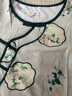 LISCN復(fù)古國(guó)風(fēng)苧麻印花五分袖連衣裙女夏季寬松大i碼斜襟盤扣棉麻中裙 圖片色 M 95-115斤 曬單實(shí)拍圖