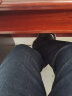 真维斯（JEANSWEST）牛仔裤男士加绒直筒宽松男裤冬季长裤弹力休闲裤子黑色加绒40 实拍图