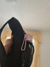 芊戀奾多功能運動(dòng)防水胸包男女士百搭斜挎包韓版大容量休閑單肩雙肩背包 黑色 曬單實(shí)拍圖