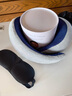 OSTRICHPILLOW西班牙鴕鳥(niǎo)枕旅行記憶棉U型旅行護頸飛機午休睡眠隨枕頭節日禮物 鴕鳥(niǎo)枕藍灰色[送眼罩收納袋] 曬單實(shí)拍圖