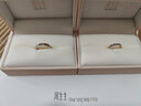 PROMESSA七夕禮物 k金戒指小皇冠公主鉆戒情侶對(duì)戒結(jié)婚戒指(單枚)85441R 11圈 曬單實(shí)拍圖