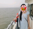 三彩獨(dú)醒2024夏季新款提花連衣裙多巴胺包袖A字裙收腰長裙清新女 天空藍(lán) XL 170/92A 曬單實(shí)拍圖