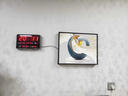 馳海（CHkosda）鐘表客廳掛鐘LED電子鐘大屏數(shù)字時(shí)鐘萬(wàn)年歷靜音自動(dòng)對(duì)時(shí)鐘表掛墻 4位鏤空白WIFI版 44*15cm 曬單實(shí)拍圖