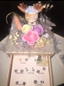 紀梵哲輕奢一周耳釘女士耳飾耳墜耳環(huán)珠寶首飾生日禮物送女朋友老婆 櫻你心動(dòng)一周耳釘(白金色) 高檔玫瑰花禮盒裝 曬單實(shí)拍圖