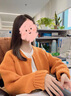 妃莉杋（FeiLiFan）休閑褲女裝套裝2024新款秋季茶系穿搭一整套小個子時尚減齡兩件套 橘色毛衣+米杏色休閑褲 M 曬單實拍圖