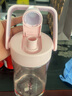 膳魔師（THERMOS）波波桶Tritan大容量水杯運動(dòng)健身水壺戶(hù)外露營(yíng)旅行杯子TCSP-1200 粉色 1200ml 曬單實(shí)拍圖