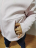 moodytiger女童外套柔軟舒適春秋裝兒童立領(lǐng)純色簡(jiǎn)約短款寬松運動(dòng)空氣層外套 曬單實(shí)拍圖