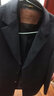 Fazeya恒源祥集團羊絨毛呢大衣中長(cháng)款風(fēng)衣外套男商務(wù)休閑呢子后中不開(kāi)衩 黑色 XL (180)（建議140-160斤） 曬單實(shí)拍圖