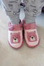 冬天的棉拖鞋女帶腳后跟女式全包跟秋居家室內厚底保暖大碼毛毛男坐月子穿的綿托鞋產(chǎn)后女士春秋季有后根包腳 包根 粉色 260(38/39)適合36-37的腳 曬單實(shí)拍圖