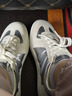 73Hours明星同款女鞋布朗尼25春夏新款舒適平底德訓鞋阿甘鞋休閑運動(dòng)鞋 銀灰 39 曬單實(shí)拍圖
