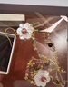 奈維斯汀品牌耳環(huán)女水晶長款流蘇細(xì)鏈復(fù)古花朵貝殼耳墜氣質(zhì)520禮物女 耳鉤 曬單實拍圖