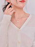 Qeelin麒麟官方 Wulu系列 18K金珍珠母貝鑲鉆葫蘆項(xiàng)鏈女 玫瑰色18K金 均碼 曬單實(shí)拍圖