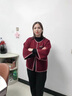 恰凡（QIAFAN）媽媽秋裝春秋針織外套2023新款中年上衣中老年女裝喜婆婆婚宴禮服 棗紅 110(建議115斤以內(nèi)) 曬單實拍圖
