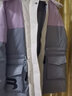 G.DUCKKIDS品牌童裝兒童羽絨服女童中長(cháng)款洋氣拼色冬裝女孩中大童過(guò)年衣服潮 灰色 160 cm 曬單實(shí)拍圖