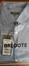 Brloote/巴魯特男士純棉長(cháng)袖襯衫男商務(wù)休閑襯衣春秋裝 淺藍 165/88A 曬單實(shí)拍圖