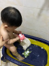 COOKSS婴儿洗澡海绵新生儿洗头刷儿童搓澡神器宝宝搓澡巾沐浴棉2只装 实拍图