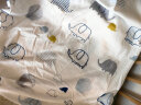 可优比（KUB）婴儿床床笠针织隔尿宝宝床儿童床罩床笠 经典【哈尼小象】针织全棉 120*65cm 实拍图