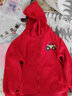 Helichong兒童雙面絨男童衛衣加絨加厚連帽女童開(kāi)衫長(cháng)袖童裝口袋外套 【開(kāi)衫】拖拉機紅色 雙面絨 140 (建議身高1.2-1.3米) 曬單實(shí)拍圖