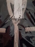 兆君秋冬撞色V領(lǐng)中長(cháng)款休閑羊絨裙女 修身百搭打底針織連衣裙 午夜黑 S 曬單實(shí)拍圖