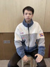 浩術(shù)羊羔絨外套男秋季新款潮牌帥氣拼接加絨加厚棉襖港風(fēng)保暖男生棉衣 藍色【A170】 XL 曬單實(shí)拍圖