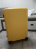 小米行李箱大容量密码箱万向轮男女拉杆箱24英寸旅行箱托运青春款黄色 实拍图