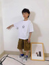 BABYBODY新款男童工裝短褲夏季休閑帥氣童裝韓版五分褲子中大童韓版寬松 卡其色 150 曬單實(shí)拍圖