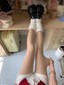 雪茜曼光腿神器打底褲女秋季雙層任意剪絲襪加絨加厚連褲襪 曬單實(shí)拍圖