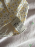 英氏（YEEHOO）婴儿连体衣新生儿童装和尚服四季爬服纯棉内衣 黄色52CM 实拍图
