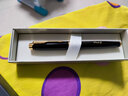 派克（PARKER）簽字筆IM寶珠筆商務(wù)送禮定制刻字輕奢禮品筆男女生日畢業(yè)禮物禮品文具教師節禮物【免費刻字】 【IM-純黑麗雅金夾寶珠筆】 曬單實(shí)拍圖