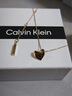 CALVIN KLEIN CK官方正品 風尚系列 小愛心女士項鏈 簡約個性小眾 情人節(jié)禮物 淺金色 曬單實拍圖