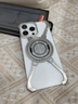 Eary【旋轉機甲殼】適用蘋(píng)果15iPhone16promax手機殼無(wú)邊框金屬骨架鏤空散熱保護套磁吸支架新款防摔 鈦原色【一鍵鎖緊/裸機手感/旋轉支架/磁吸充電】 蘋(píng)果16Pro Max 曬單實(shí)拍圖