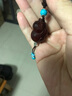 工匠一族紅木小豬汽車(chē)鑰匙扣掛件創(chuàng  )意男女情侶飾品手機鏈屬豬生日禮物禮品 血檀松石金錢(qián)豬紐扣款 曬單實(shí)拍圖