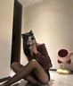 綾天生絲滑綾lingerie「云緞?·纖」輕盈通透性感網(wǎng)紗高腰邊女絲襪連褲襪 Black黑色 1雙 L碼 -網(wǎng)紗腰-「170cm~185cm」 曬單實(shí)拍圖