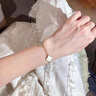 GIOIO18k金四葉草手鏈AU750雙面鑲嵌紅瑪瑙幸運(yùn)草手鏈送七夕禮物送女友 五花白貝母手鏈【玫瑰金】 15mm【一物一證】 曬單實(shí)拍圖