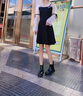 達芙妮（DAPHNE）厚底切爾西靴子女2025秋冬季新款加絨保暖英倫風女煙筒靴子女靴子 黑色 37 曬單實拍圖