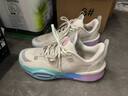 李寧籃球鞋男鞋全城13韋德之道ALL CITY減震防滑實(shí)戰專(zhuān)業(yè)運動(dòng)球鞋 云霧白 煙花 43.5 曬單實(shí)拍圖