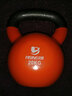銳思（RISING） 健身壺鈴 啞鈴 男 包膠提壺啞鈴 亞玲 Kettlebells 20kg橘黃色 曬單實拍圖