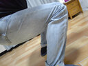 增致牛仔（zengzhi）牛仔褲男夏新品薄款小直筒舒適彈力韓版顯瘦牛仔褲長(cháng)褲 1Q2073淺藍色 29 曬單實(shí)拍圖