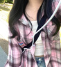 妙奕嘉粉色格子襯衫女外套夏季衣服新款薄款襯衣洋氣上衣開(kāi)衫女款慵懶風(fēng) 復(fù)古粉色撞色格子襯衫 M 【建議100-105斤】 曬單實(shí)拍圖