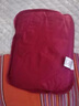 愛(ài)圓滿(mǎn)米尼熱水袋充電式暖手寶女敷肚子暖寶寶可愛(ài)毛絨電熱寶防爆暖水袋 酒紅【送布套】 曬單實(shí)拍圖