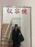 朗姿純羊毛中長(zhǎng)款雙面呢流行時(shí)尚高級(jí)感大衣春冬新款法式毛呢外套 黑色 155/76A/S 曬單實(shí)拍圖