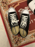 匡威（Converse）男鞋女鞋新款ALL STAR帆布鞋經(jīng)典潮流低幫情侶鞋百搭休閑運動鞋 101001 黑色【店長力薦】 44 曬單實拍圖