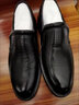 富貴鳥(niǎo)皮鞋男春夏新款男士皮鞋真皮鏤空透氣商務(wù)休閑鞋中老年軟底牛皮鞋 FG0152黑色【鏤空款】 41 曬單實(shí)拍圖