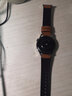 今舞 適用華為手表表帶gt5 gt4 gt3 watch3 4 pro手表帶男女士非真皮革高檔超纖硅膠混合運動(dòng)商務(wù)腕帶 棕色 22mm【46/48mm表盤(pán)通用】 曬單實(shí)拍圖
