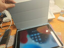 唯少【帶筆槽】適用iPad 5/6保護套9.7英寸2018/2017款蘋(píng)果ipadair2/1平板保護殼三折全包防摔皮套 白冰藍【升級筆槽款】蜂窩三折皮套 iPad 2018/17/5/6【9.7英寸 曬單實(shí)拍圖